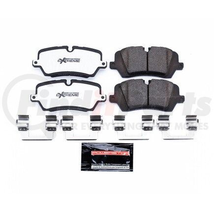 Z361692 by POWERSTOP BRAKES - Z36 TRUCK & TOW CARBON-FIBER CERAMIC BRAKE PADS W/ HARDWARE