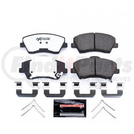 Z361912 by POWERSTOP BRAKES - Z36 TRUCK & TOW CARBON-FIBER CERAMIC BRAKE PADS W/ HARDWARE