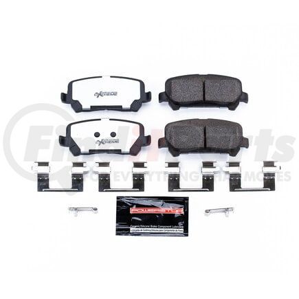 Z361806 by POWERSTOP BRAKES - Z36 TRUCK & TOW CARBON-FIBER CERAMIC BRAKE PADS W/ HARDWARE