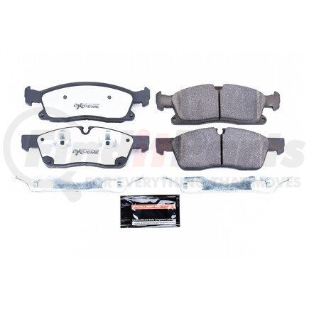 Z36-1629 by POWERSTOP BRAKES - Z36 TRUCK & TOW CARBON-FIBER CERAMIC BRAKE PADS W/ HARDWARE