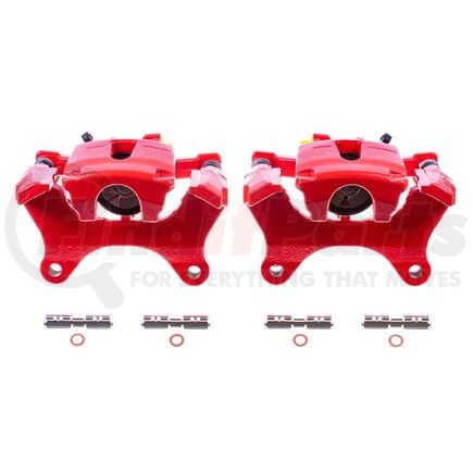 S5500 by POWERSTOP BRAKES - Red Powder Coated Calipers