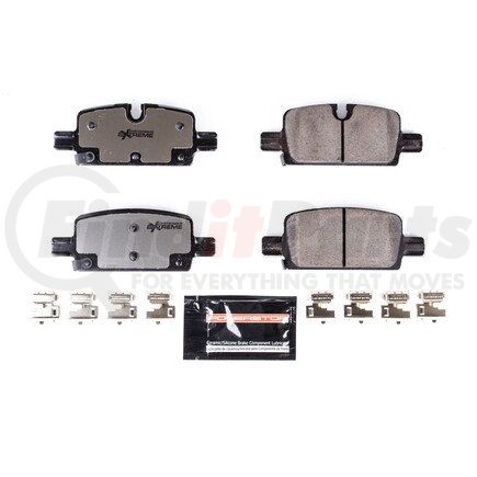 Z362174 by POWERSTOP BRAKES - Z36 TRUCK & TOW CARBON-FIBER CERAMIC BRAKE PADS W/ HARDWARE