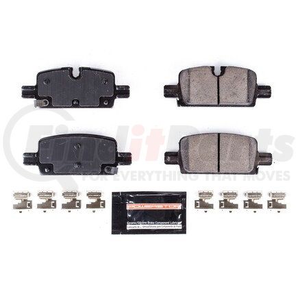 Z232174 by POWERSTOP BRAKES - Z23 EVOLUTION SPORT CARBON-FIBER BRAKE PADS W/ HARDWARE