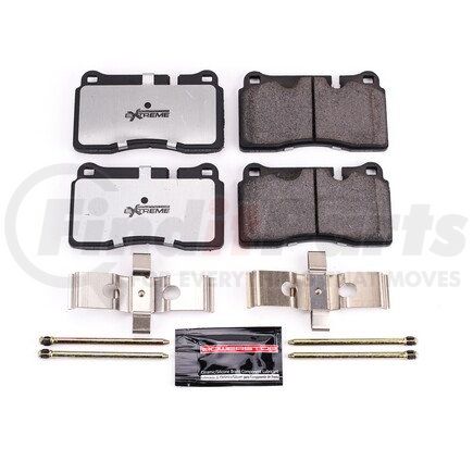 Z261165 by POWERSTOP BRAKES - Z26 STREET PERFORMANCE CARBON-FIBER CERAMIC BRAKE PADS W/ HARDWARE