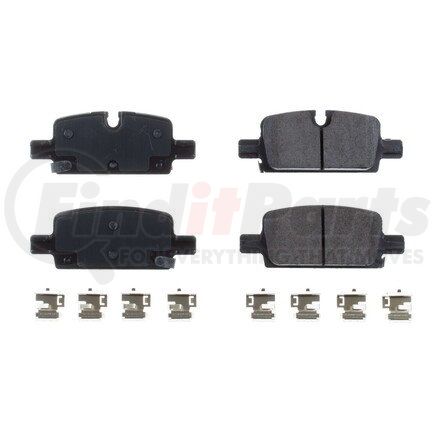 17-2174 by POWERSTOP BRAKES - Z17 EVOLUTION CERAMIC BRAKE PADS W/ HARDWARE