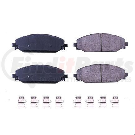 17-2179 by POWERSTOP BRAKES - Z17 EVOLUTION CERAMIC BRAKE PADS W/ HARDWARE