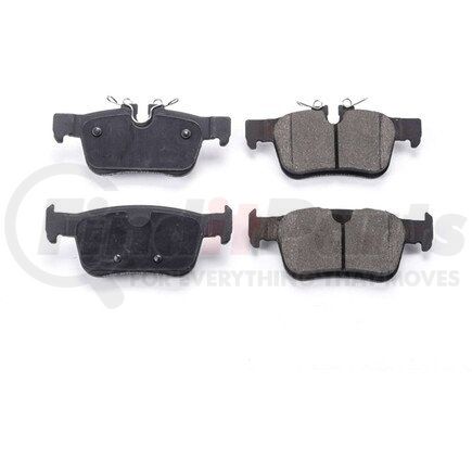 171938 by POWERSTOP BRAKES - Z17 EVOLUTION CERAMIC BRAKE PADS W/ HARDWARE