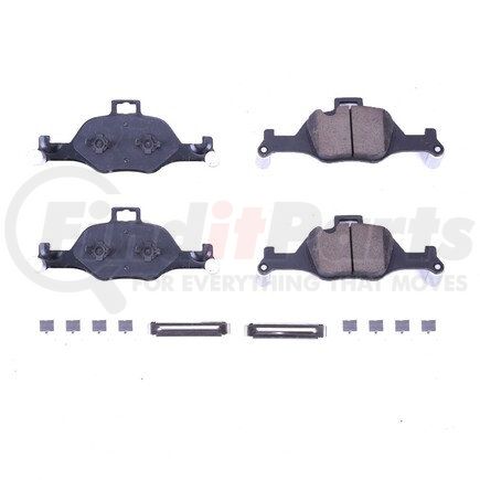 17-2060 by POWERSTOP BRAKES - Z17 EVOLUTION CERAMIC BRAKE PADS W/ HARDWARE