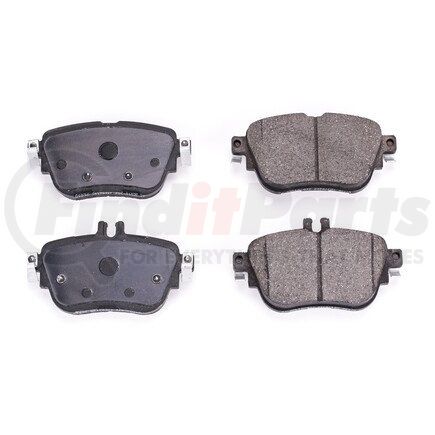 171936 by POWERSTOP BRAKES - Z17 EVOLUTION CERAMIC BRAKE PADS W/ HARDWARE