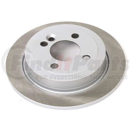 EBR1056SCR by POWERSTOP BRAKES - Disc Brake Rotor - Rear, Solid, Semi-Coated for 07-16 Mini Cooper