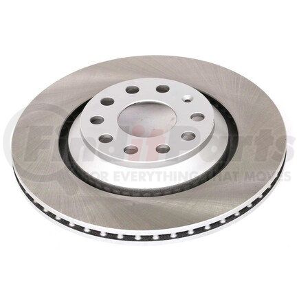 EBR1070SCR by POWERSTOP BRAKES - Disc Brake Rotor - Rear, Vented, Semi-Coated for 2019 Audi A3 Quattro