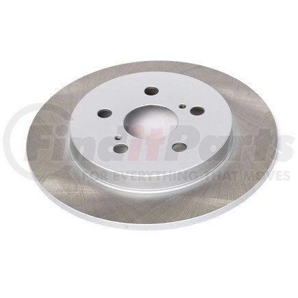 JBR1362SCR by POWERSTOP BRAKES - Disc Brake Rotor - Rear, Solid, Semi-Coated for 2011 - 2013 Lexus CT0h