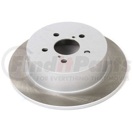 JBR1367SCR by POWERSTOP BRAKES - Disc Brake Rotor - Rear, Solid, Semi-Coated for 05-09 Subaru Legacy