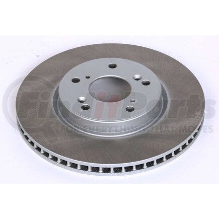 JBR1571SCR by POWERSTOP BRAKES - Disc Brake Rotor - Front, Vented, Semi-Coated for 13-22 Honda Accord