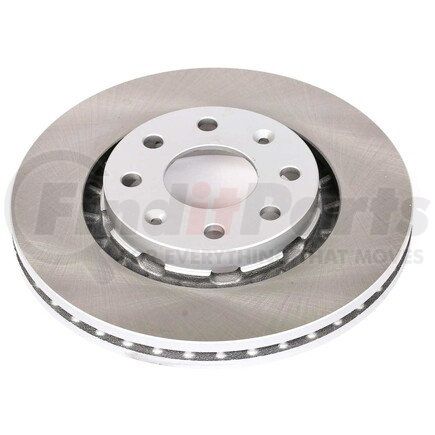 JBR1508SCR by POWERSTOP BRAKES - Disc Brake Rotor - Front, Vented, Semi-Coated for 04-11 Chevrolet Aveo