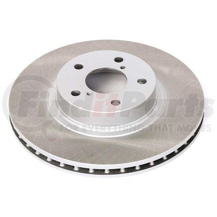 JBR730SCR by POWERSTOP BRAKES - Disc Brake Rotor - Front, Vented, Semi-Coated for 05-06 Saab 9-2X