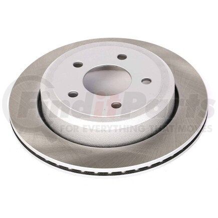 AR8165SCR by POWERSTOP BRAKES - Disc Brake Rotor - Rear, Vented, Semi-Coated for 2003 - 2011 Ford Crown Victoria