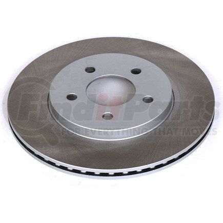 AR8174SCR by POWERSTOP BRAKES - Disc Brake Rotor - Rear, Vented, Semi-Coated for 2005-2014 Ford Mustang