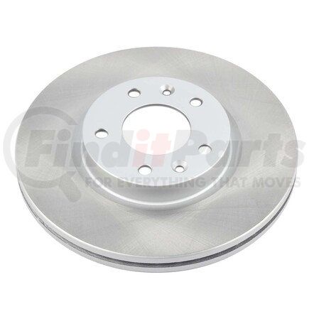 JBR1154SCR by POWERSTOP BRAKES - Disc Brake Rotor - Front, Vented, Semi-Coated for 2006 - 2012 Ford Fusion