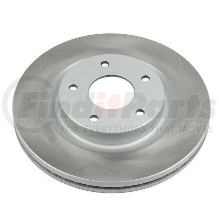 JBR1199SCR by POWERSTOP BRAKES - Disc Brake Rotor - Front, Vented, Semi-Coated for 08-10 Infiniti QX56