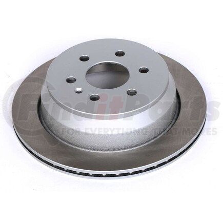 AR82189SCR by POWERSTOP BRAKES - Disc Brake Rotor - Rear, Vented, Semi-Coated for 2015-2020 Chevrolet Colorado