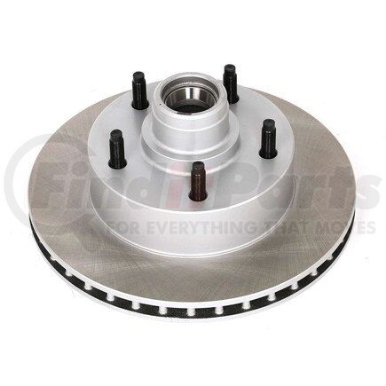 AR8539SCR by POWERSTOP BRAKES - Disc Brake Rotor - Front, Vented, Semi-Coated for 2003 Ford E-150