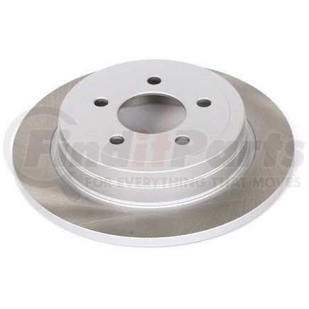 AR85100SCR by POWERSTOP BRAKES - Disc Brake Rotor - Rear, Solid, Semi-Coated for 2003 Ford Explorer Sport