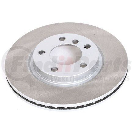 EBR1413SCR by POWERSTOP BRAKES - Disc Brake Rotor - Front, Vented, Semi-Coated for 11-16 Mini Cooper Countryman