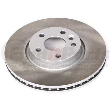 EBR1000SCR by POWERSTOP BRAKES - Disc Brake Rotor - Front, Vented, Semi-Coated for 12-15 Land Rover Range Rover Evoque