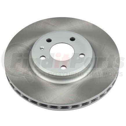 EBR838SCR by POWERSTOP BRAKES - Disc Brake Rotor - Front, Vented, Semi-Coated for 2009 - 2011 Audi A4