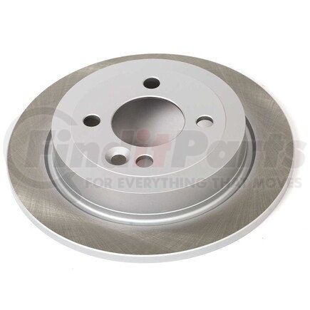 EBR652SCR by POWERSTOP BRAKES - Disc Brake Rotor - Rear, Solid, Semi-Coated for 02-06 Mini Cooper