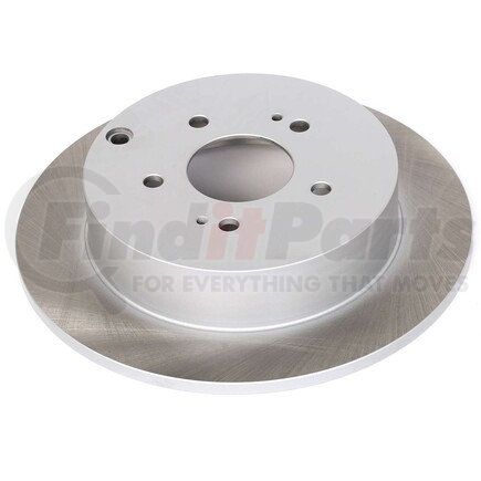 JBR1123SCR by POWERSTOP BRAKES - Disc Brake Rotor - Rear, Solid, Semi-Coated for 2004 - 2008 Mitsubishi Endeavor