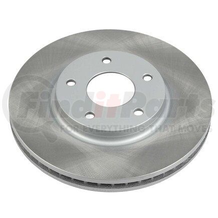 JBR1129SCR by POWERSTOP BRAKES - Disc Brake Rotor - Front, Vented, Semi-Coated for 03-04 Infiniti M45