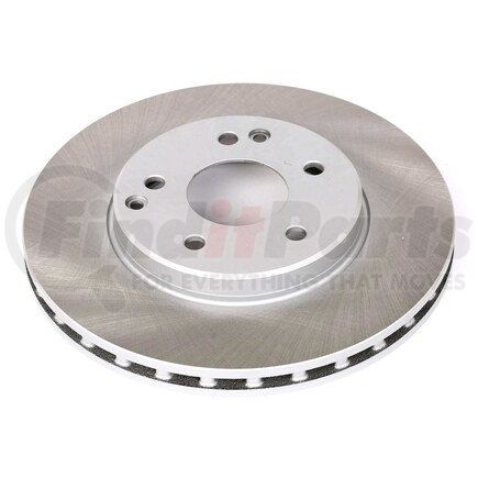 EBR859SCR by POWERSTOP BRAKES - Disc Brake Rotor - Front, Vented, Semi-Coated for 99-00 Mercedes-Benz C230