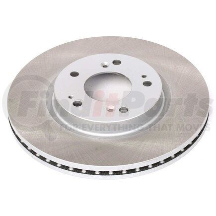 JBR1101SCR by POWERSTOP BRAKES - Disc Brake Rotor - Front, Vented, Semi-Coated for 2006 - 2012 Mitsubishi Eclipse