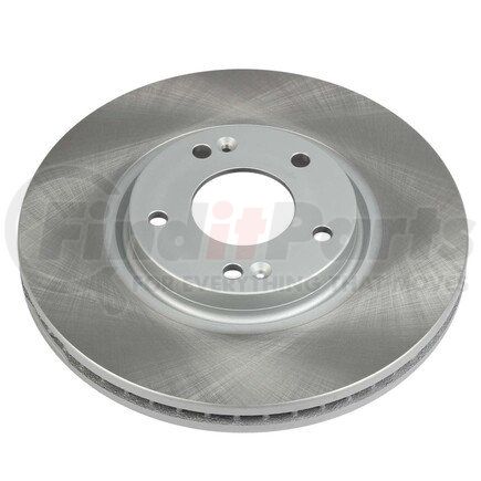 JBR1323SCR by POWERSTOP BRAKES - Disc Brake Rotor - Front, Vented, Semi-Coated for 06-11 Hyundai Azera