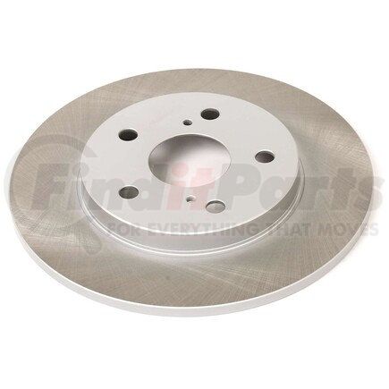 JBR1364SCR by POWERSTOP BRAKES - Disc Brake Rotor - Rear, Solid, Semi-Coated for 09-10 Pontiac Vibe