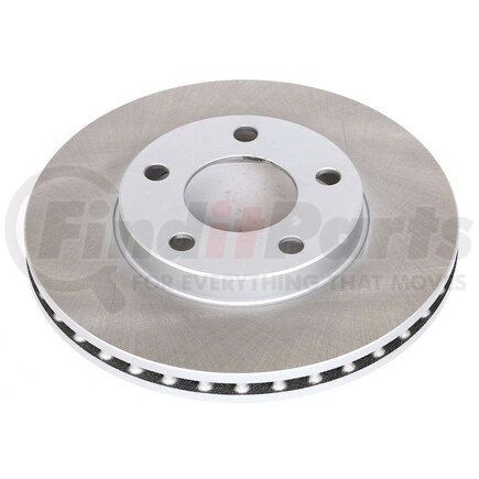 JBR1144SCR by POWERSTOP BRAKES - Disc Brake Rotor - Rear, Vented, Semi-Coated for 2008 - 2012 Infiniti EX35