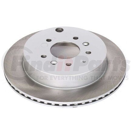 JBR1397SCR by POWERSTOP BRAKES - Disc Brake Rotor - Rear, Vented, Semi-Coated for 07-12 Mazda CX-7