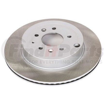 JBR1398SCR by POWERSTOP BRAKES - Disc Brake Rotor - Rear, Vented, Semi-Coated for 07-15 Mazda CX-9