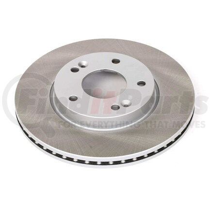 JBR1564SCR by POWERSTOP BRAKES - Disc Brake Rotor - Front, Vented, Semi-Coated for 11-20 Hyundai Elantra