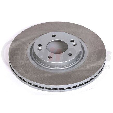 JBR1723SCR by POWERSTOP BRAKES - Disc Brake Rotor - Front, Vented, Semi-Coated for 14-15 Mitsubishi Mirage15-20 Kia Sedona