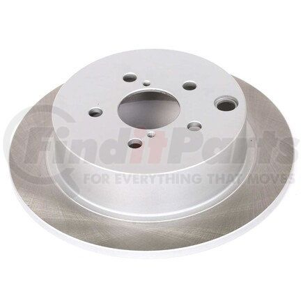 JBR1548SCR by POWERSTOP BRAKES - Disc Brake Rotor - Rear, Solid, Semi-Coated for 16-22 Subaru Crosstrek