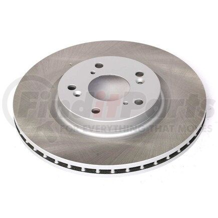 JBR1555SCR by POWERSTOP BRAKES - Disc Brake Rotor - Front, Vented, Semi-Coated for 12-16 Honda CR-V