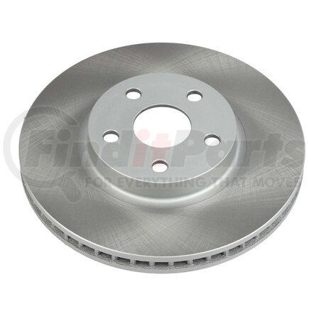 JBR931SCR by POWERSTOP BRAKES - Disc Brake Rotor - Front, Vented, Semi-Coated for 03-08 Pontiac Vibe