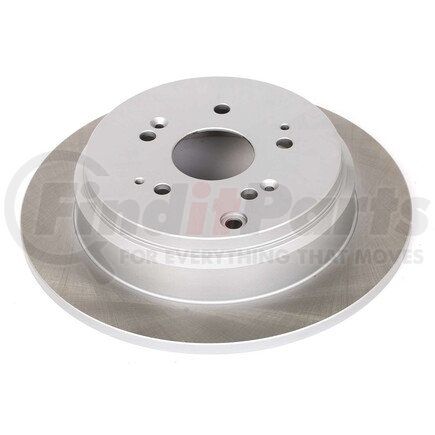 JBR988SCR by POWERSTOP BRAKES - Disc Brake Rotor - Rear, Solid, Semi-Coated for 02-04 Honda Odyssey