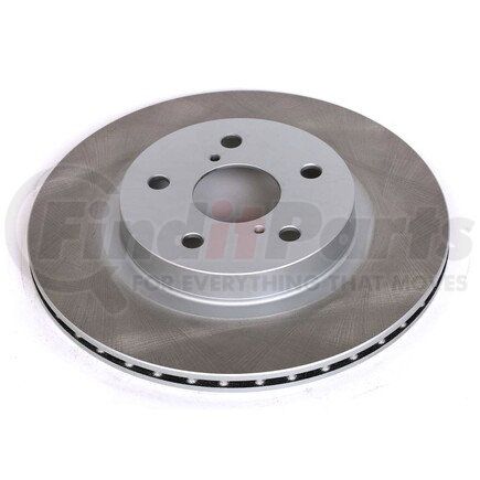 JBR793SCR by POWERSTOP BRAKES - Disc Brake Rotor - Front, Vented, Semi-Coated for 96-03 Toyota RAV4