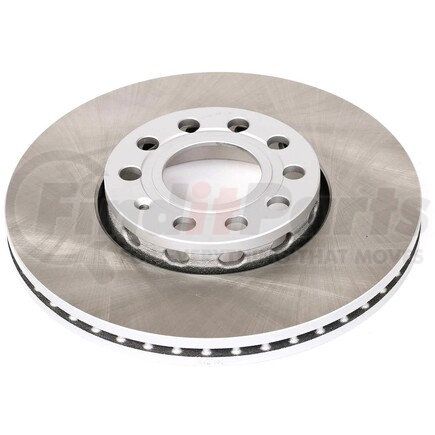 EBR430SCR by POWERSTOP BRAKES - Disc Brake Rotor - Front, Vented, Semi-Coated for 1996 - 2004 Audi A4