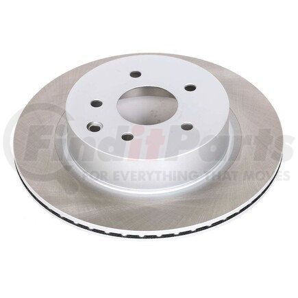 AR8578SCR by POWERSTOP BRAKES - Disc Brake Rotor - Front, Vented, Semi-Coated for 2007 Ford E-150