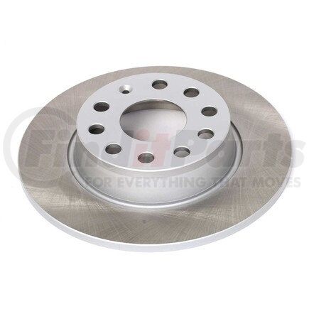 EBR1204SCR by POWERSTOP BRAKES - Disc Brake Rotor - Rear, Solid, Semi-Coated for 2010 - 2013 Audi A3